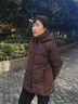 CANDYPRINCE 妈妈羽绒服 老年人羽绒服女红色 中老年妈妈装60-70岁冬季外套 53款/咖色 2XL / 建议-(体重106-120斤) 实拍图