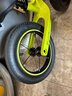 酷骑儿童平衡车1-7岁宝宝滑步车12寸镁合金车身充气轮S3酷骑绿 酷奇 实拍图