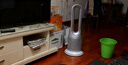 戴森（DYSON）AM09无叶凉暖风扇 取暖器凉风扇二合一 四季适用 快速加热 家用凉暖风机 白镍色 实拍图