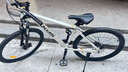 喜德盛（xds）山地自行车黑客350/旭日310 X6铝合金车架21速变速机械碟刹 旭日310象牙白17寸 实拍图