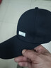【热巴同款】加大棒球帽帽子男女大头围显脸小春夏字母百搭棒球帽 侧标-黑色 实拍图