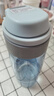 乐扣乐扣（LOCK&LOCK）一键式运动水杯塑料杯户外便携水壶带把手刻度男女杯子蓝色550ml 实拍图