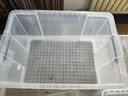 禧天龙直角收纳箱加厚大力士塑料衣物玩具搬家整理箱无轮 65L透明3个装 实拍图