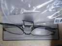 明月镜片 眼镜框超轻多边钛架素颜男女潮配镜有度数防蓝光眼镜 56041 C4黑色 实拍图