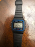 卡西欧（CASIO）手表男复古小方块运动防水学生男女f91w系列手表F-91W-1D 实拍图