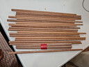 双枪 原木铁木筷子家用实木筷子10双+2双儿童筷子家庭餐具套装  实拍图