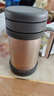 膳魔师（THERMOS）保温杯子500ml不锈钢带茶漏商务办公马克咖啡泡茶杯TCMF-501 GL 实拍图
