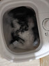 扬子迷你洗衣机小型半全自动内衣内裤洗衣机洗脱一体家用母婴洗袜子神器儿童单身学生宿舍出租房 【6.5KG白色顶配】铜线电机+蓝光抑菌+仿生手洗 实拍图