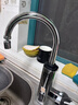 奥克斯（AUX）电热水龙头热水器加热水龙头快速热水变频恒温厨房下进水 【大屏数显】电镀银+漏保插头+万向喷头 实拍图