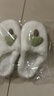 2025棉拖鞋女冬款蘑菇室内家居家用保暖毛绒拖鞋厚底棉鞋棉拖鞋女 蘑菇头棉拖-白色 38-39 适合37-38 实拍图