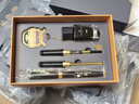 梦特娇（MONTAGUT）【马年礼物】钢笔高档礼盒牛皮拉链笔袋螺旋笔帽复古套装免费刻字尊崇系列科檀木0.5mm 实拍图