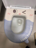 雅高马桶垫2个装 秋冬季坐便垫圈防水可水洗家用保暖粘贴式硅胶马桶贴 实拍图