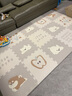 babycare爬爬垫拼接双面XPE爬行垫婴儿宝宝防摔儿童地垫-波尼托乐园15片 实拍图