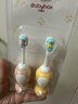 贝博氏babybox婴儿牙刷细软毛儿童牙刷乳牙牙刷1-3岁领结熊2支装套装 实拍图