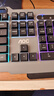 AOC KB122有线键盘 真机械手感键盘 背光灯效 键盘电竞游戏专用 电脑笔记本办公通用 黑色混光 实拍图