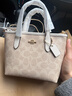 蔻驰（COACH）【品牌直供】女士CITY小号托特包单肩斜挎手提包CW032IMXDM 实拍图