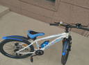 凤凰（Phoenix）儿童自行车山地车男女学生脚踏车6-15岁童车 霸道 白蓝色 22寸 实拍图