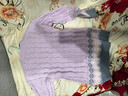 多妙屋女童毛衣儿童打底衫大童加厚女孩秋冬洋气童装 11985香芋紫 160  实拍图