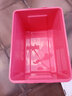禧天龙（Citylong）塑料衣物收纳箱玩具整理箱49L 玫红色 1个装 不带轮 实拍图