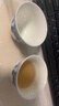苏氏陶瓷三才盖碗手绘青花陶瓷薄胎功夫泡茶碗带两个茶杯礼盒装 实拍图