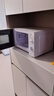 美的（Midea）快捷微波炉 家用小型 360°转盘加热 旋钮操控 易洁内胆（M1-L213B） 实拍图