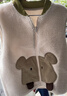 迷你巴拉【绒绒衣】冬新款男女童双面暖马甲可爱保暖毛绒背心 奶白10504 100 实拍图
