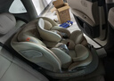 Heekin引领者儿童安全座椅汽车用0-12岁婴儿宝宝车载可坐躺智能通风加热 香槟金-基础版（无智能+单手旋转） 实拍图