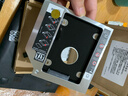 索厉 9.5mm笔记本光驱位SATA硬盘托架硬盘支架 银色 (适合SSD固态硬盘/支持热拔插/SLA22) 实拍图