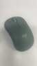 罗技（Logitech）M221 轻音鼠标 无线鼠标 办公鼠标 对称鼠标 带无线微型接收器 薄荷绿 实拍图