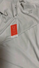特步（XTEP） 男子半拉链长袖t恤舒适休闲训练跑步服内搭速干衣透气上衣 云峰灰0173-散热保暖（男） XL 实拍图