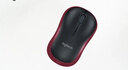 罗技（Logitech）M185鼠标 无线鼠标 办公鼠标 对称鼠标 黑色红边 带无线2.4G接收器 实拍图