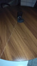 折叠餐桌家用吃饭桌子户外夜市便携摆摊圆桌简易小户型出租房饭桌 【免安装打开即用】100*72cm茶色 实拍图