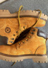 骆驼（CAMEL）【王俊凯同款】加绒马丁靴男鞋秋冬新款大黄靴女户外工装登山靴子 G13W379132 金黄色 40 实拍图