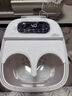 美的（Midea）泡脚桶杀菌暖脚足浴盆全自动按摩保暖洗脚盆理疗熏蒸暖泡喷淋生日礼物送男女友长辈ZL310深空灰 实拍图