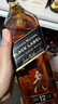 尊尼获加（JOHNNIE WALKER）洋酒 12年黑方黑牌500ml 苏格兰调和型威士忌无盒 实拍图