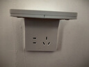 公牛（BULL）开关插座 五孔插座 摄像头路由器支架收纳置物架插座 GTA03暮雪白 实拍图