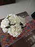野派（yepai） 绣球仿真花假花简约装饰绢花家居假花插花客厅电视柜装饰花摆件 1支 白色 实拍图