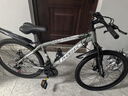 凤凰（Phoenix）山地自行车成人学生儿童碟刹越野变速单车 ZB888 26英寸24速灰色 实拍图