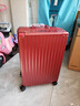 漫游轻音行李箱铝框PC拉杆箱大容量旅行箱包登机箱密码箱子男女 星辰红 24英寸 中型托运箱45万+销量 实拍图