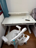 黑白调儿童A2学习桌书桌儿童桌椅实木升降桌子写字桌电脑桌进口橡胶木1.2m 实拍图