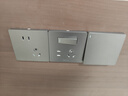 公牛（BULL）开关插座 G12系列一开双控五孔带开关插座86型面板G12E334S星空灰 实拍图
