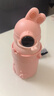 一物一造儿童保温杯智能温显大容量水杯子吸管316内底便携小学生幼儿园 粉色【温度显示+防摔杯套+背带】 实拍图