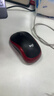 罗技（Logitech）M185鼠标 无线鼠标 办公鼠标 对称鼠标 黑色红边 带无线2.4G接收器 实拍图