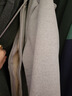 GENIOLAMODE森马集团加绒卫衣男士连帽开衫冬季羊羔绒加厚外套男装 麻灰 XL 实拍图