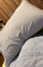 水星家纺枕头枕芯酒店枕头护颈枕头芯家用单个纯棉抗菌可水洗中枕48x74cm 实拍图