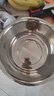 【便宜实用】不锈钢盆打蛋盆和面盆洗菜盆调料盆猪油盆子 32cm实盆一个装 实拍图