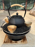 探险者（TAN XIAN ZHE）围炉煮茶套装铸铁烧烤炉户外碳烤炉室内煮茶器具围炉煮茶壶木炭 28CM围炉全套+铸铁壶配齐+10斤炭 实拍图