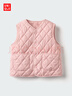 优衣库婴幼儿宝宝PUFFTECH空气棉服可机洗背心马甲25新款478428 10 水粉色 100 实拍图