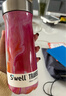 S'WELL宽口保温杯不锈钢户外保温男女水杯男女生礼物 玫瑰玛瑙470ml 实拍图