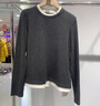 森马（Semir）针织衫女撞色假两件内搭冬季2024含羊毛套头毛衫修身109724107012 实拍图